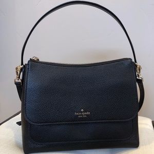 Kate Spade Melody Flap Shoulder Bag, Black, Used Once!
